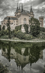 Beautiful Bojnice castle in Slovakia