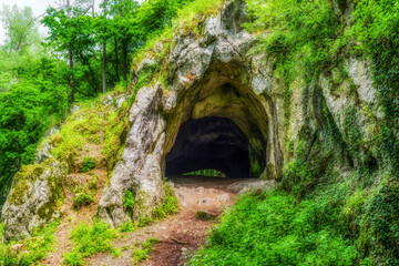 Cave called Devil's furnace, Slovakia
