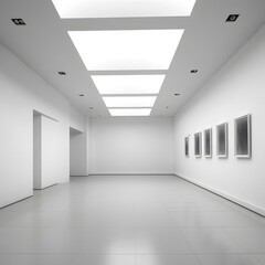 empty white room
