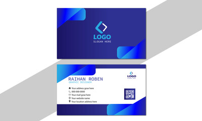Standard ordinary business card design
