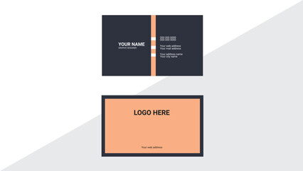 Simple Business Card Modern Business Card .Creative and Clean Business Card Template. 