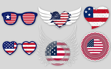 Monochrome circular design set vectors. Ornaments design bundle.