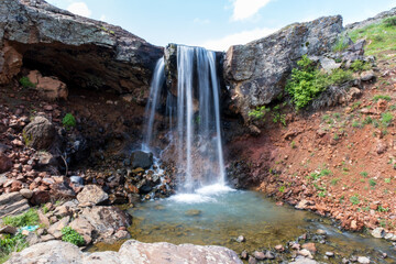 stony waterfall in Türkiye