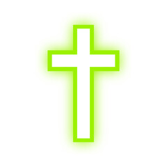 neon holy cross
