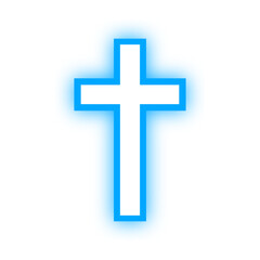 neon holy cross