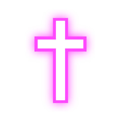 neon holy cross