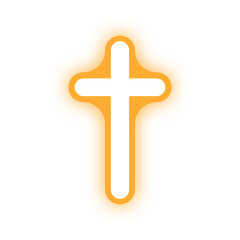 Fototapeta premium neon holy cross