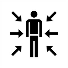 Solid vector icon for gathering which can be used various design projects.