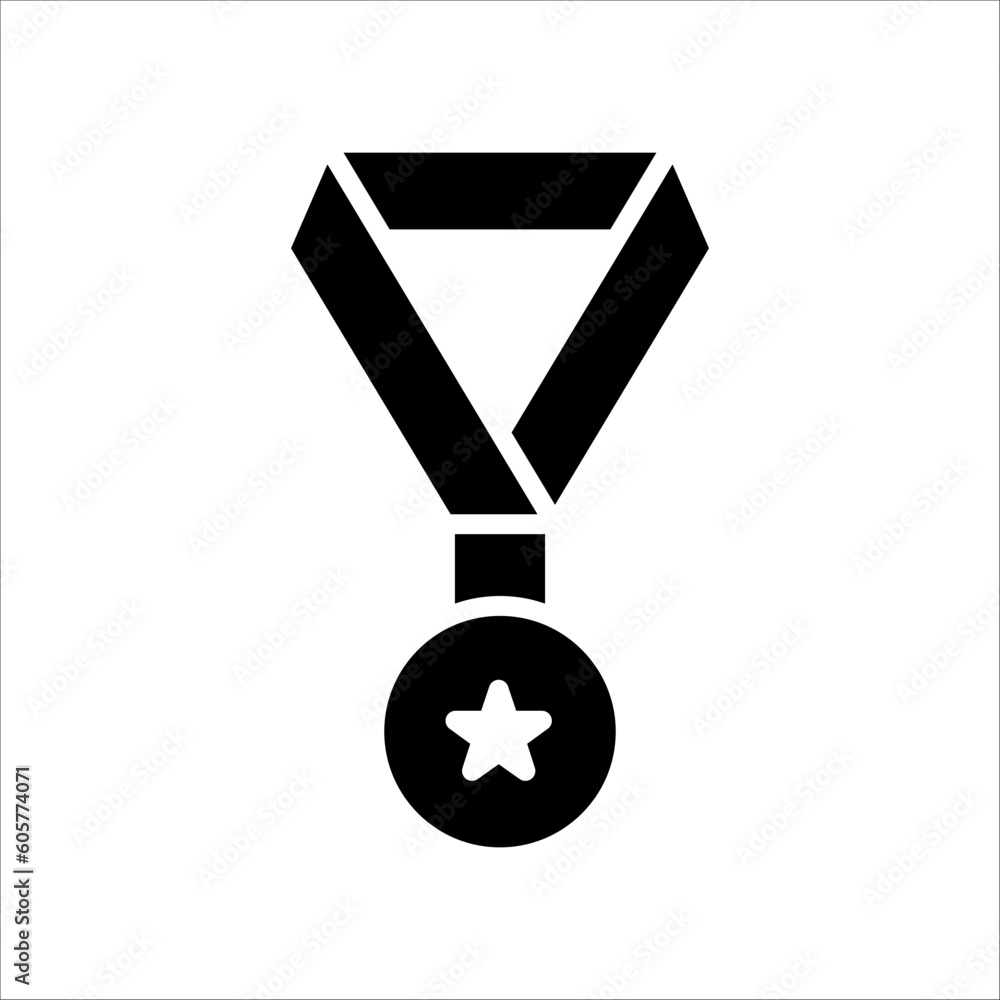 Aufkleber solid vector icon for competition which can be used various design projects.