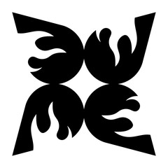 art flower symbol