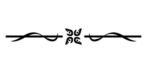 art flower divider border