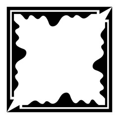 art modern square frame