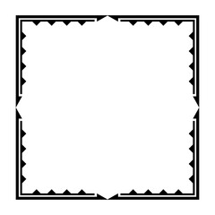 art modern square frame