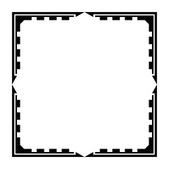 art modern square frame