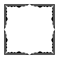 art modern square frame