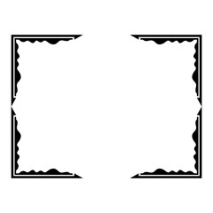 art modern rectangle frame