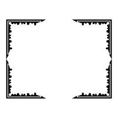 art modern rectangle frame