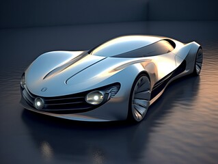 Fototapeta premium Modern car, generative AI