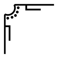 bold line corner edge