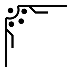 bold line corner edge