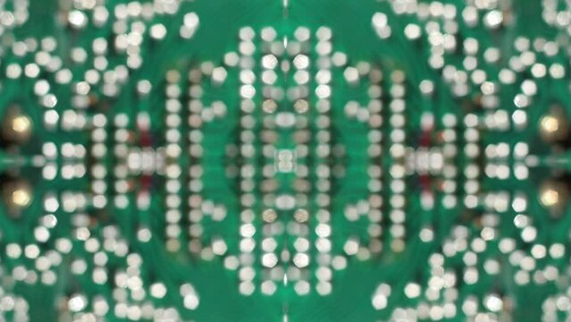macro of circut board