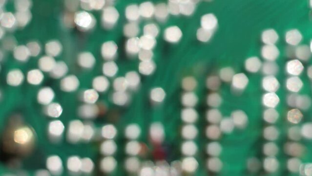 macro of circut board