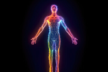 Astral body, Psychedelic journey, near death experience - Generative AI