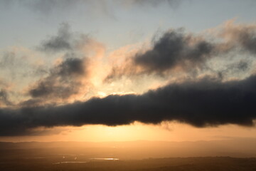 Obraz na płótnie Canvas sunset in the clouds