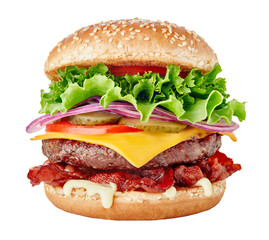 burger with cheese png Background