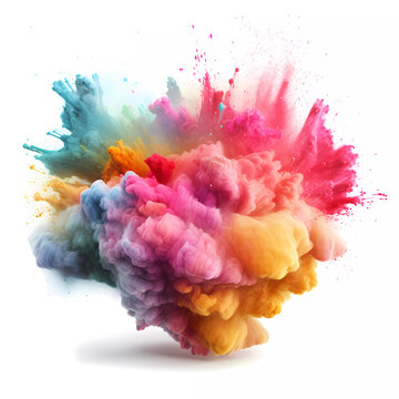 Massive Farbpuder Explosion