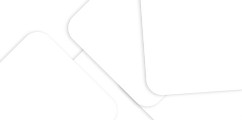 Abstract white and grey geometric banner pattern background.