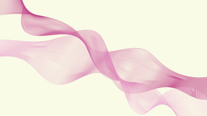 Modern Abstract  wave lines on  background
