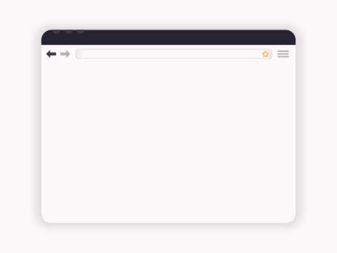 Sleek Clay Styled Modern Web Browser Window