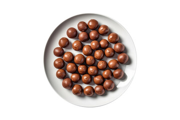 Chocotejas Chocolatecovered Filled Candies, Peruvian Cuisine. Isolated On Transparent Background, Png. Generative AI