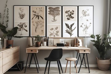 Natural Home Office Posters.