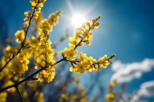 Yellow Bloom in Springtime