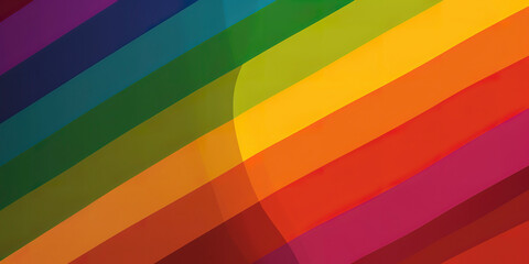 Flourishing Diversity: Embracing Equality through the LGBTQ+ Flag's Colors. Generated AI