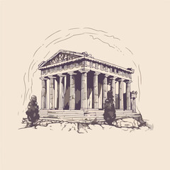 ancient greek temple