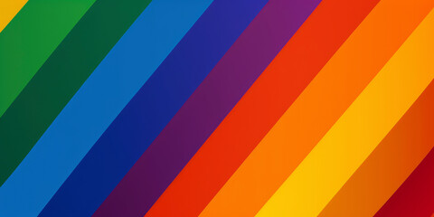 Obraz premium Inclusivity Unveiled: Vibrant Hues of the LGBTQ+ Pride Flag. Generated AI