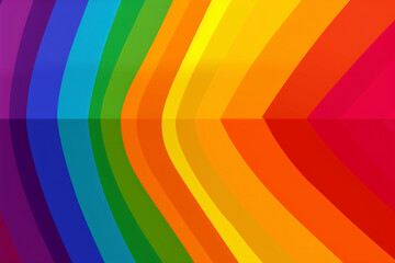 Rainbow of Love: Symbolizing Diversity with the LGBTQ+ Pride Flag. Generated AI