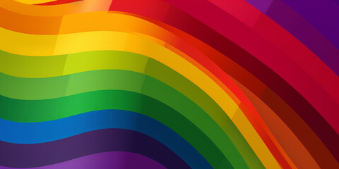 Colors of Inclusion: Embracing Equality with the LGBTQ+ Pride Flag. Generated AI