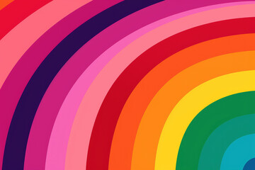 Fototapeta premium Vibrant Pride: Celebrating Diversity with the LGBTQ+ Flag. Generated AI