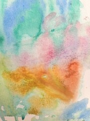 Watercolor abstract background