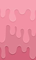 Dripping pink liquid realistic background