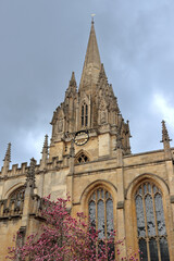 Fototapeta na wymiar University Church of St Mary the Virgin in Oxford, England
