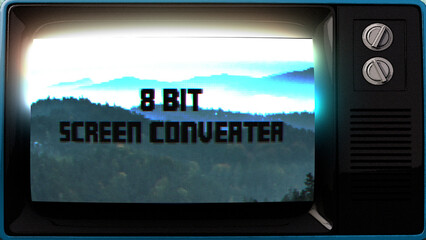 Fototapeta 8 Bit Screen Converter obraz