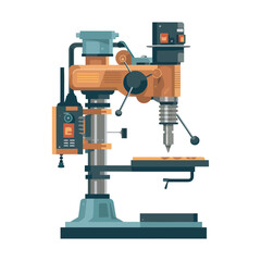 Robotic arm in factory using technology for automated machinery