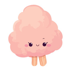 sweet cotton sugar kawaii character