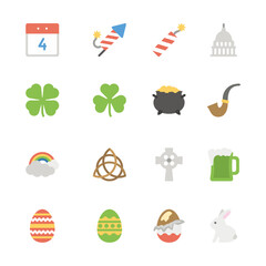 set of holiday icons