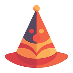 classic carnival hat accessory icon